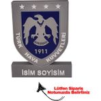 Print Farm 3D Hava Kuvvetleri Masaüstü İsimlik - Gümüş