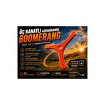Print Zone Profesyonel Aerodinamik Bumerang Oyuncak - 3 Kanatlı Açık Hava, Plaj ve Spor Aktivitesi