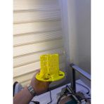 Print Zone Stand Up Paddle (Sup) Board Uyumlu Termos ve Içecek Tutucu Bardaklık - Sarı
