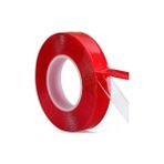 Printec Şeffaf Çift Taraflı Akrilik Köpük Bant 15MM x 33 mt