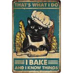 Printhome Ahşap Vintage Tablo " Thats What I Do" Ahşap Mdf 25X35CM
