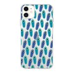 PrintiFy Apple iPhone 11 ile Uyumlu 1mm Slim Fit Nazar Boncuğu 4 Baskılı Şeffaf Kılıf