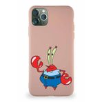 Printify Apple Iphone 11 Pro Max Soft Premier Kapak Bay Yengeç Tasarımlı Silikon Pudra Kılıf
