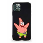 Printify Apple Iphone 11 Pro Max Soft Premier Kapak Patrick Yıldız Tasarımlı Silikon Kılıf - Siyah