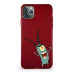 Printify Apple Iphone 11 Pro Max Soft Premier Kapak Plankton Tasarımlı Silikon Mürdüm Kılıf