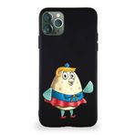 PrintiFy Apple Iphone 11 Pro Max Soft Premier Kapak Puff Tasarımlı Silikon Kılıf - Siyah