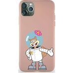 Printify Apple Iphone 11 Pro Max Soft Premier Kapak Sandy Tasarımlı Silikon Kılıf - Pudra