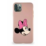 PrintiFy Apple iPhone 11 Pro Max Uyumlu Soft Premier Kapak Minnie Mouse-A Tasarımlı Silikon Pudra Kılıf