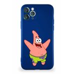 Printify Apple Iphone 11 Pro Soft Premier Kapak Patrick Yıldız Tasarımlı Silikon Kılıf - Lacivert