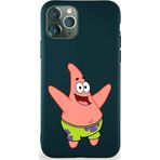 Printify Apple Iphone 11 Pro Soft Premier Kapak Patrick Yıldız Tasarımlı Silikon Kılıf - Yeşil