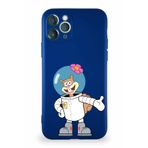 PrintiFy Apple Iphone 11 Pro Soft Premier Kapak Sandy Tasarımlı Silikon Kılıf - Lacivert