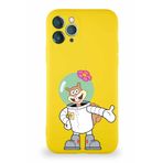 Printify Apple Iphone 11 Pro Soft Premier Kapak Sandy Tasarımlı Silikon Kılıf - Sarı