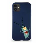 Printify Apple Iphone 11 Soft Premier Kapak Plankton Tasarımlı Silikon Kılıf - Lacivert
