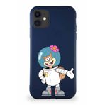 Printify Apple Iphone 11 Soft Premier Kapak Sandy Tasarımlı Silikon Kılıf - Lacivert