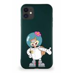 Printify Apple Iphone 11 Soft Premier Kapak Sandy Tasarımlı Silikon Kılıf - Yeşil