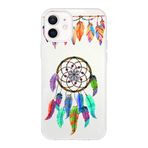 PrintiFy Apple iPhone 12 ile Uyumlu 1mm Slim Fit Nazar Boncuğu 6 Baskılı Şeffaf Kılıf