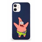 Printify Apple Iphone 12 Mini Soft Premier Kapak Patrick Yıldız Tasarımlı Silikon Kılıf - Lacivert