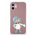 Printify Apple Iphone 12 Mini Soft Premier Kapak Sandy Tasarımlı Silikon Kılıf - Pudra