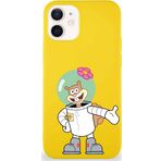 Printify Apple Iphone 12 Mini Soft Premier Kapak Sandy Tasarımlı Silikon Kılıf - Sarı