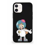 Printify Apple Iphone 12 Mini Soft Premier Kapak Sandy Tasarımlı Silikon Kılıf - Siyah