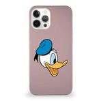 Printify Apple Iphone 12 Pro Max Soft Premier Kapak Donald Duck-F Tasarımlı Silikon Kılıf - Pudra