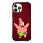 Printify Apple Iphone 12 Pro Max Soft Premier Kapak Patrick Yıldız Tasarımlı Silikon Kılıf - Mürdüm