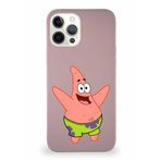 Printify Apple Iphone 12 Pro Max Soft Premier Kapak Patrick Yıldız Tasarımlı Silikon Kılıf - Pudra