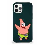 Printify Apple Iphone 12 Pro Max Soft Premier Kapak Patrick Yıldız Tasarımlı Silikon Kılıf - Yeşil