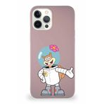 Printify Apple Iphone 12 Pro Max Soft Premier Kapak Sandy Tasarımlı Silikon Kılıf - Pudra