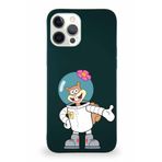 Printify Apple Iphone 12 Pro Max Soft Premier Kapak Sandy Tasarımlı Silikon Kılıf - Yeşil
