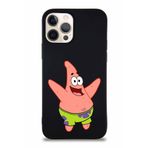 Printify Apple Iphone 12 Pro Soft Premier Kapak Patrick Yıldız Tasarımlı Silikon Kılıf - Siyah