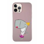 Printify Apple Iphone 12 Pro Soft Premier Kapak Pearl Yengeç Tasarımlı Silikon Kılıf - Pudra