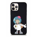Printify Apple Iphone 12 Pro Soft Premier Kapak Sandy Tasarımlı Silikon Kılıf - Siyah