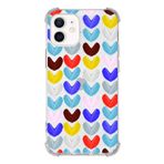 Printify Apple iPhone 12 Uyumlu Water Color 1 Baskılı Şeffaf Köşe Korumalı Antişok Kılıf