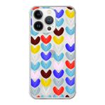 Printify Apple iPhone 13 Pro Max Uyumlu Water Color 1 Baskılı Şeffaf Köşe Korumalı Antişok Kılıf