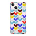 Printify Apple iPhone 13 Uyumlu Water Color 1 Baskılı Şeffaf Köşe Korumalı Antişok Kılıf
