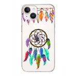 PrintiFy Apple iPhone 14 Plus ile Uyumlu 1mm Slim Fit Nazar Boncuğu 6 Baskılı Şeffaf Kılıf