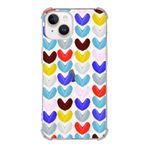 Printify Apple iPhone 14 Uyumlu Water Color 1 Baskılı Şeffaf Köşe Korumalı Antişok Kılıf