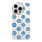 PrintiFy Apple iPhone 15 Pro ile Uyumlu 1mm Slim Fit Nazar Boncuğu 1 Baskılı Şeffaf Kılıf