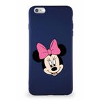 PrintiFy Apple iPhone 6 Plus Soft Premier Kapak Minnie Mouse-c Tasarımlı Silikon Kılıf - Lacivert