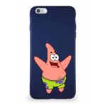 Printify Apple Iphone 6 Plus Soft Premier Kapak Patrick Yıldız Tasarımlı Silikon Kılıf - Lacivert