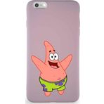 Printify Apple Iphone 6 Plus Soft Premier Kapak Patrick Yıldız Tasarımlı Silikon Kılıf - Pudra