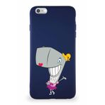 Printify Apple Iphone 6 Plus Soft Premier Kapak Pearl Yengeç Tasarımlı Silikon Kılıf - Lacivert