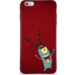 Printify Apple Iphone 6 Plus Soft Premier Kapak Plankton Tasarımlı Silikon Kılıf - Mürdüm