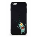 Printify Apple Iphone 6 Plus Soft Premier Kapak Plankton Tasarımlı Silikon Kılıf - Siyah