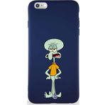 Printify Apple Iphone 6 Plus Soft Premier Kapak Squidward Dokunaç Tasarımlı Silikon Kılıf - Lacivert