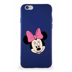 PrintiFy Apple iPhone 6 Soft Premier Kapak Minnie Mouse-c Tasarımlı Silikon Kılıf - Lacivert