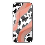 PrintiFy Apple iPhone 6s Plus ile Uyumlu Arkası Cam Kapak Animal Pattern Tasarımlı Silikon Kılıf