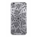 PrintiFy Apple iPhone 6S Plus ile Uyumlu Kapak Nostalji Desen - B Tasarımlı 1mm Fit Şeffaf Silikon Kılıf