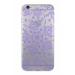 PrintiFy Apple iPhone 6S Plus ile Uyumlu Kapak Nostalji Desen - D Tasarımlı 1mm Fit Şeffaf Silikon Kılıf
